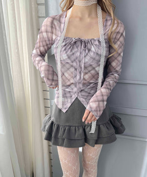 ピンク モデル：160㎝ F着用