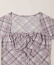 チェックシアーブラウス