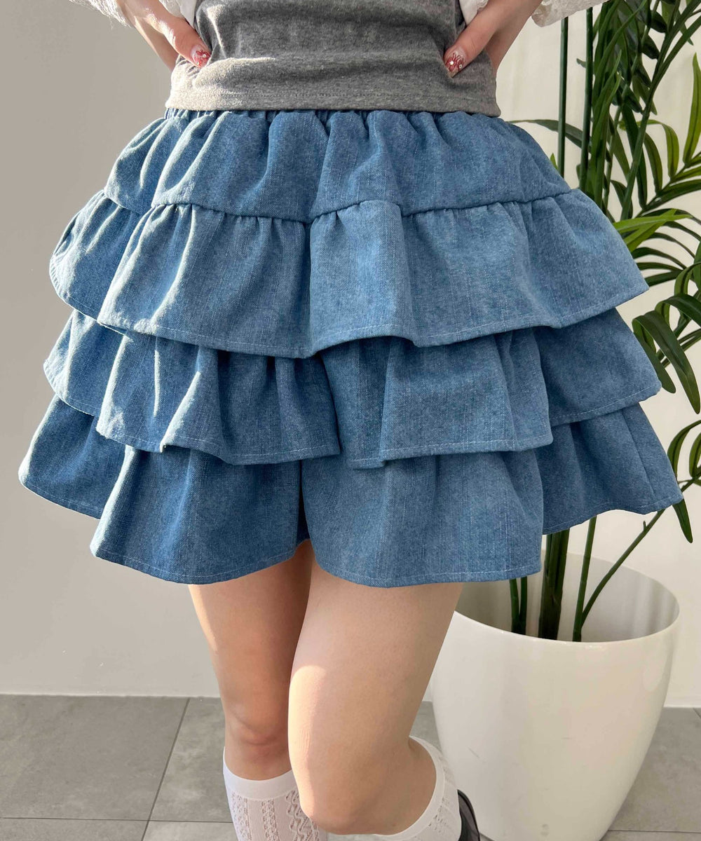 デニム淡色 モデル：160㎝ F着用