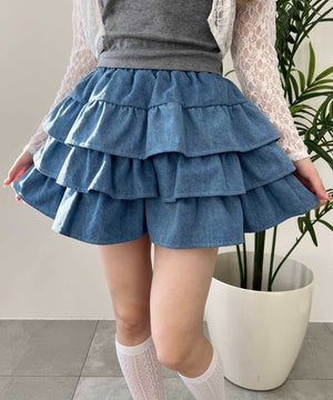 デニム淡色 モデル：160㎝ F着用