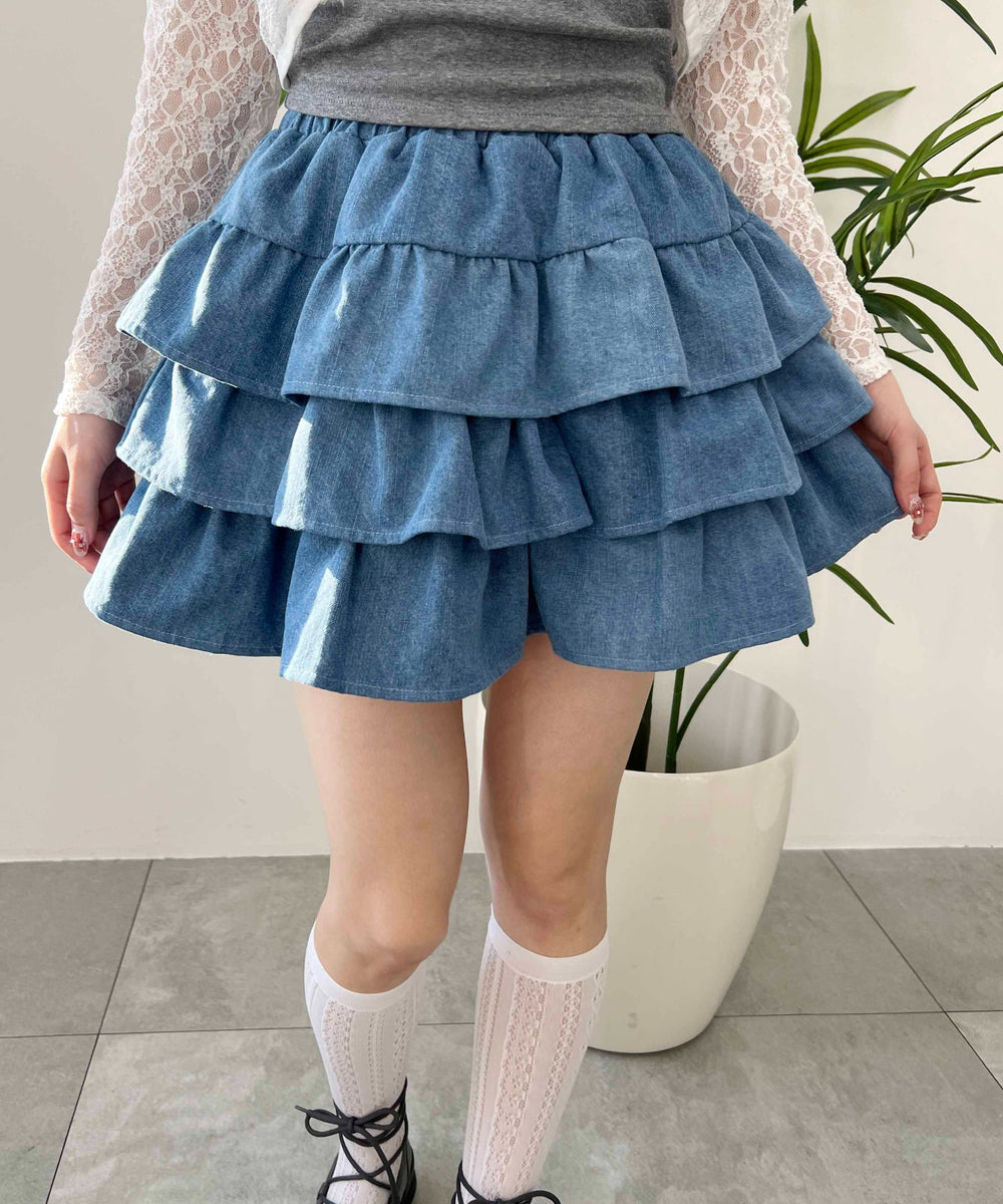 デニム淡色 モデル：160㎝ F着用