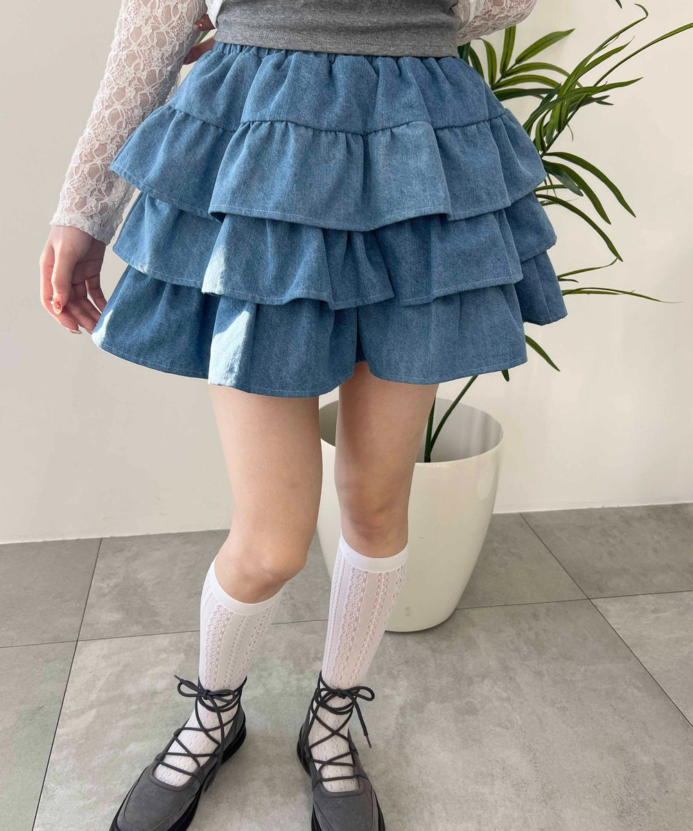 デニム淡色 モデル：160㎝ F着用