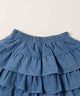 デニム3段フリルミニスカート
