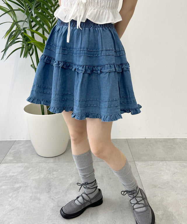 デニム中濃 モデル：160㎝ F着用