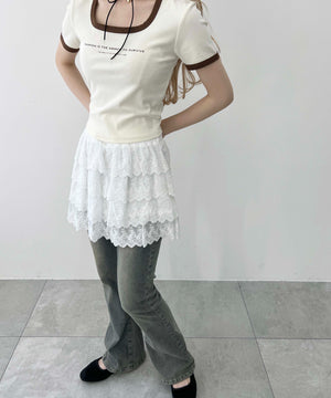 ホワイトアイボリー モデル：160㎝ F着用