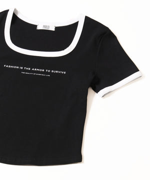 コンパクトリンガーTシャツ