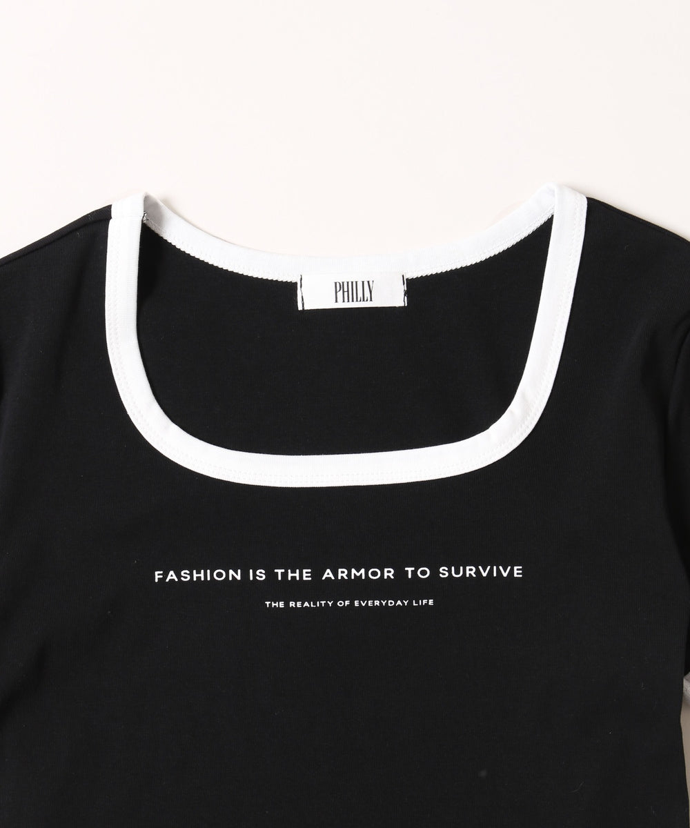 コンパクトリンガーTシャツ