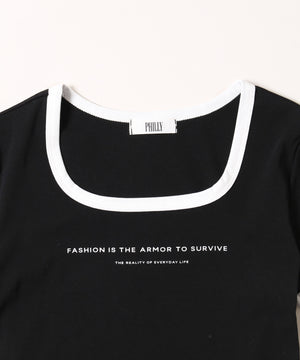 コンパクトリンガーTシャツ