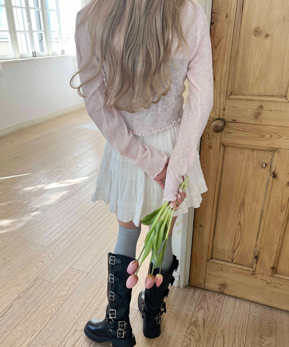 ピンク モデル：160㎝ F着用