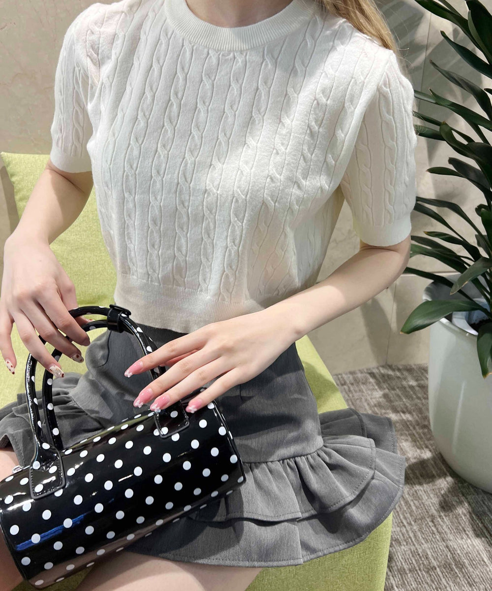 ホワイトアイボリー モデル：160㎝ F着用