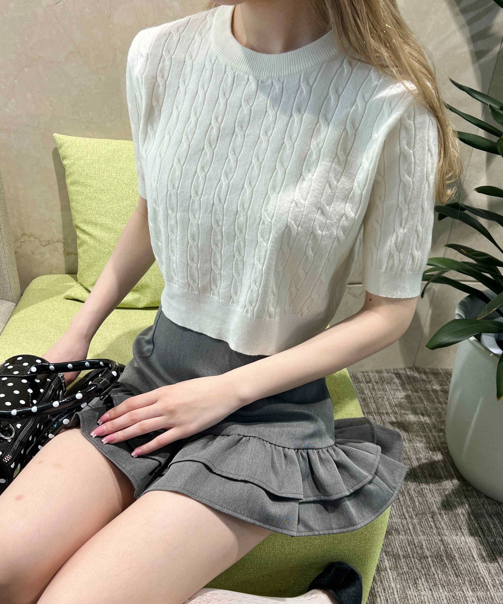 ホワイトアイボリー モデル：160㎝ F着用