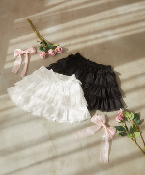 ボリュームフリルミニスカート