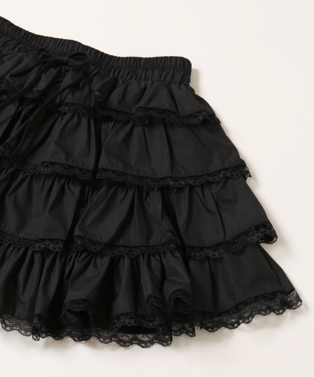 ボリュームフリルミニスカート