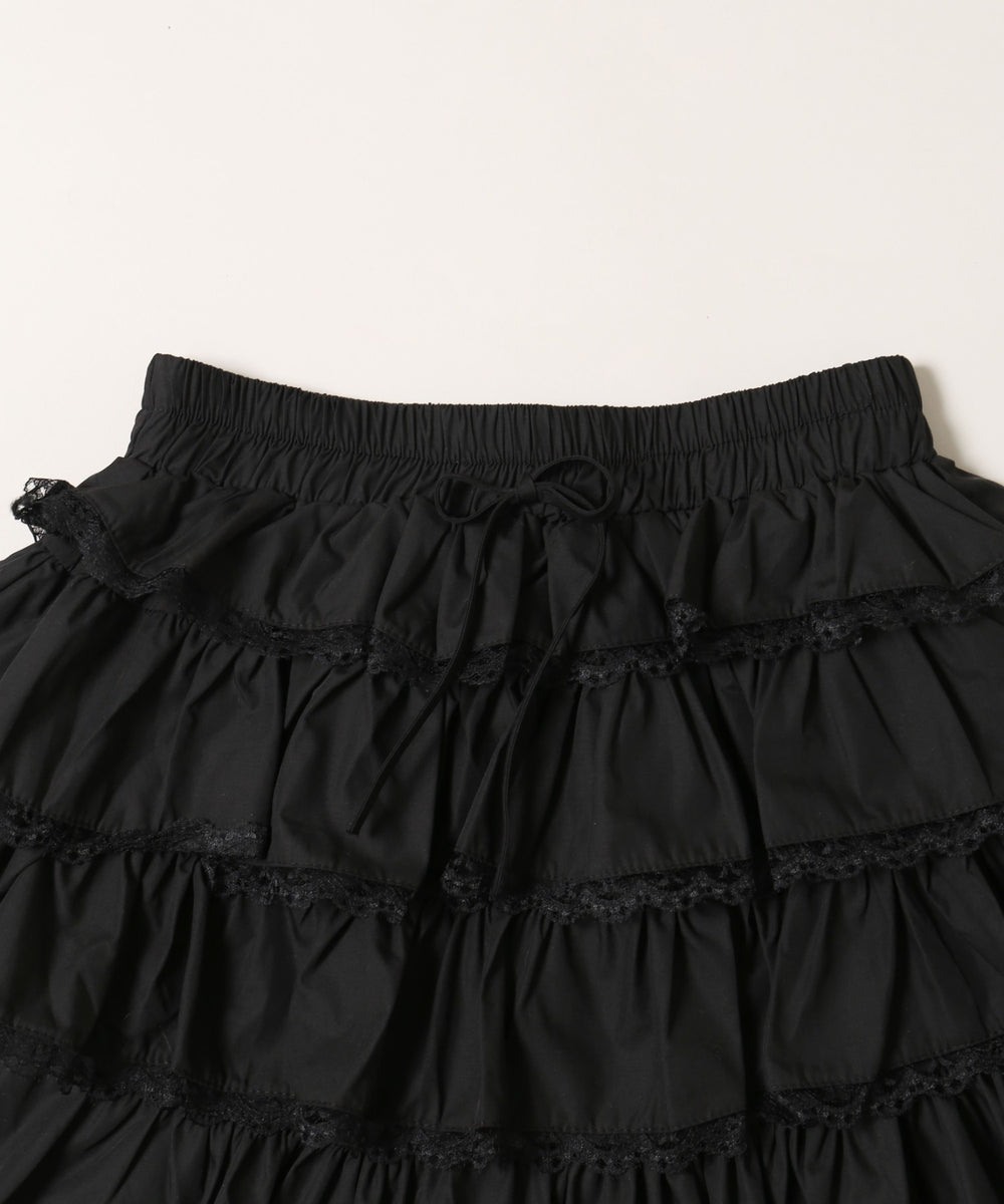 ボリュームフリルミニスカート