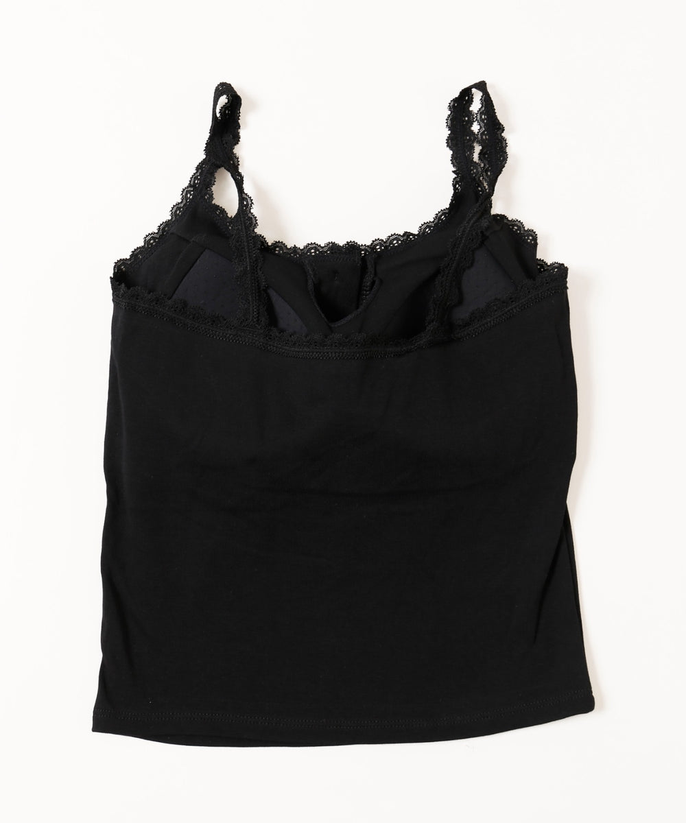 レースパイピングキャミ