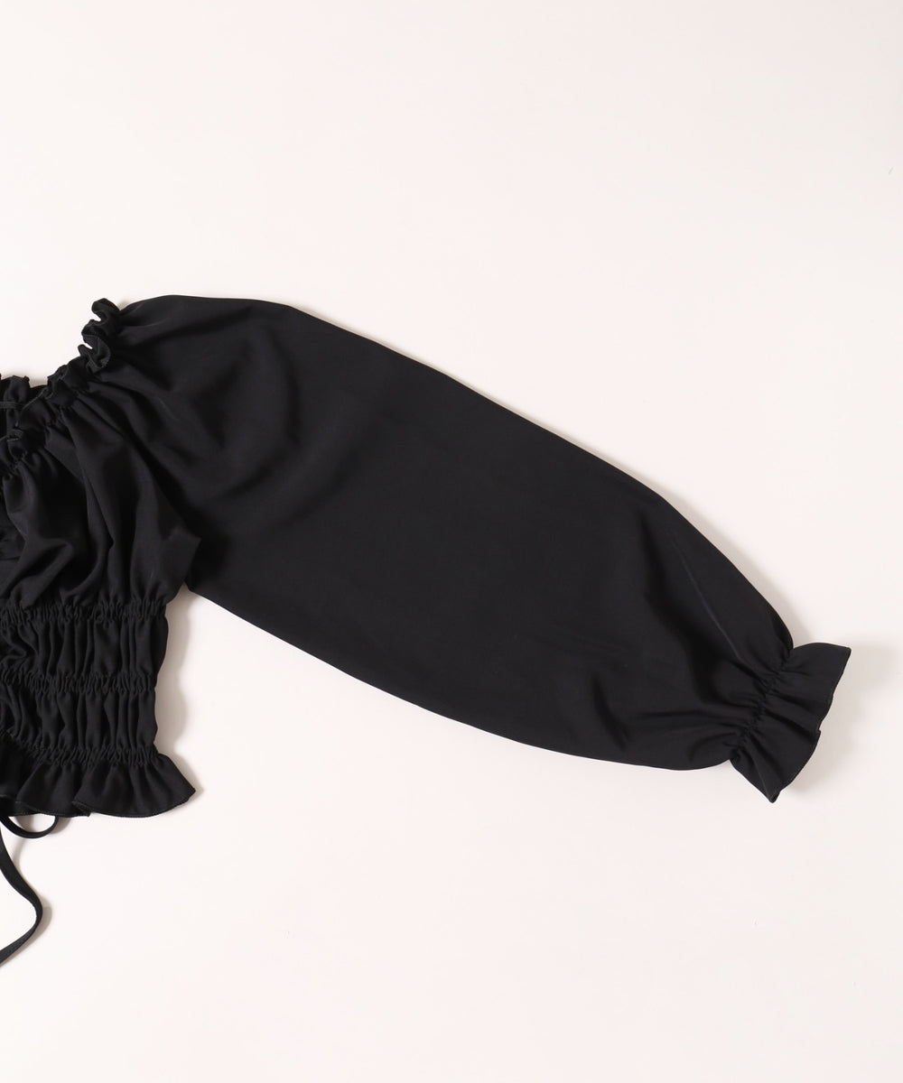 2WAYドロストデザインブラウス