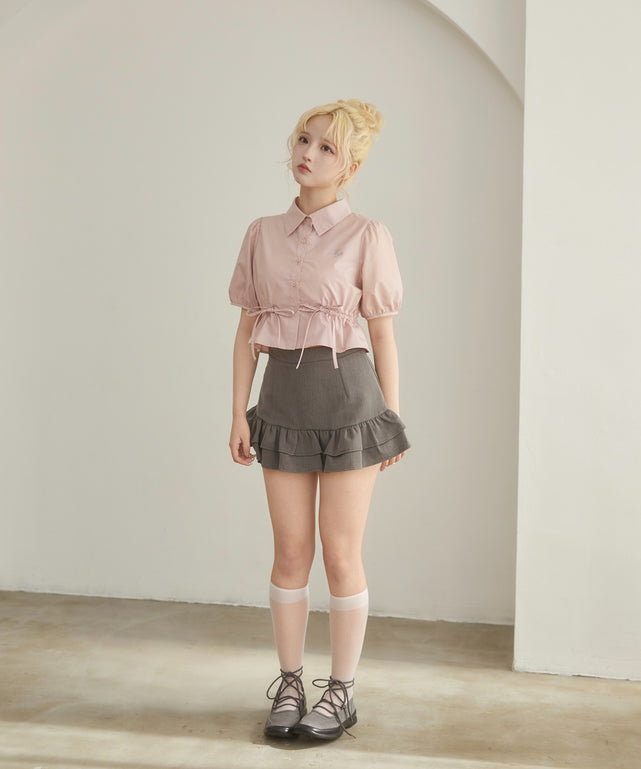 2段ミニフリルミニスカート – WEGO ONLINE STORE