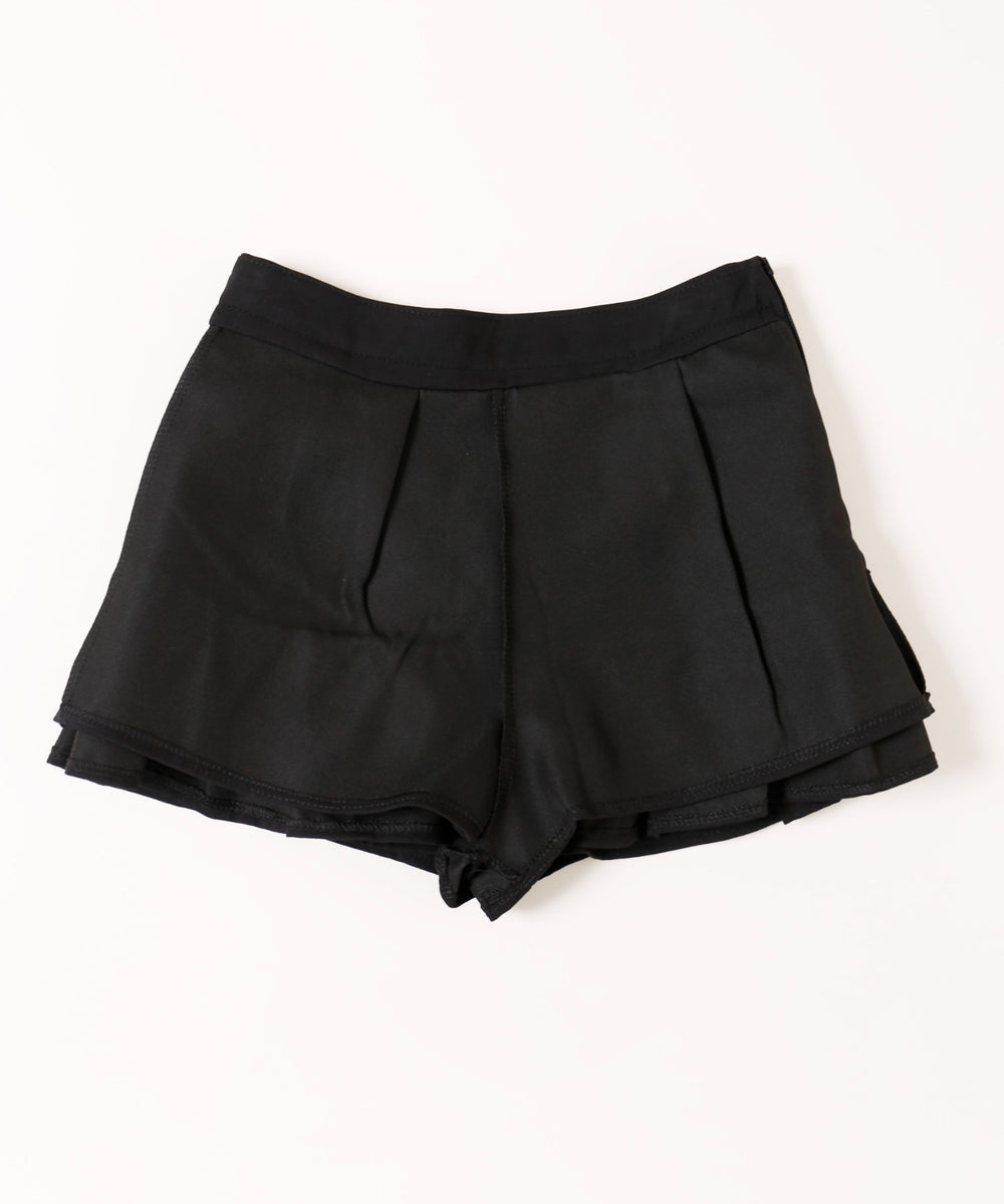 2段ミニフリルミニスカート