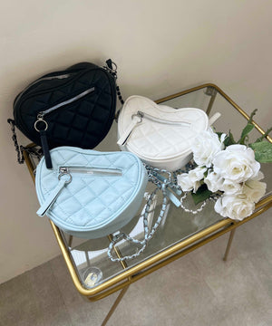 ハートキルトショルダーバッグ