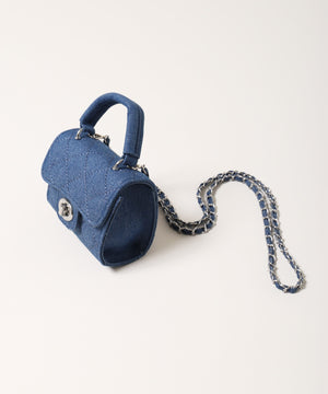 デニムミニショルダーバッグ