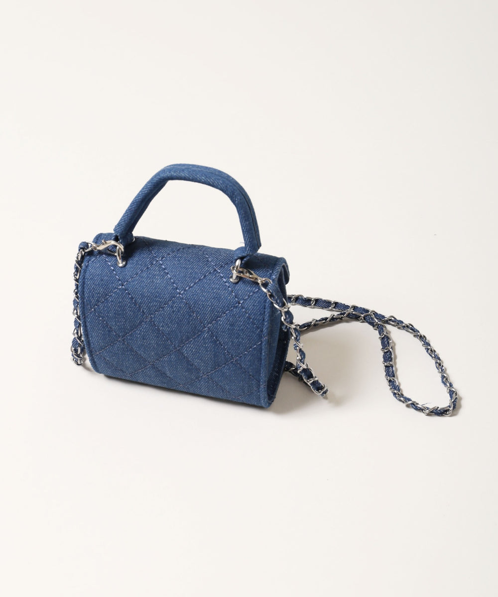 デニムミニショルダーバッグ