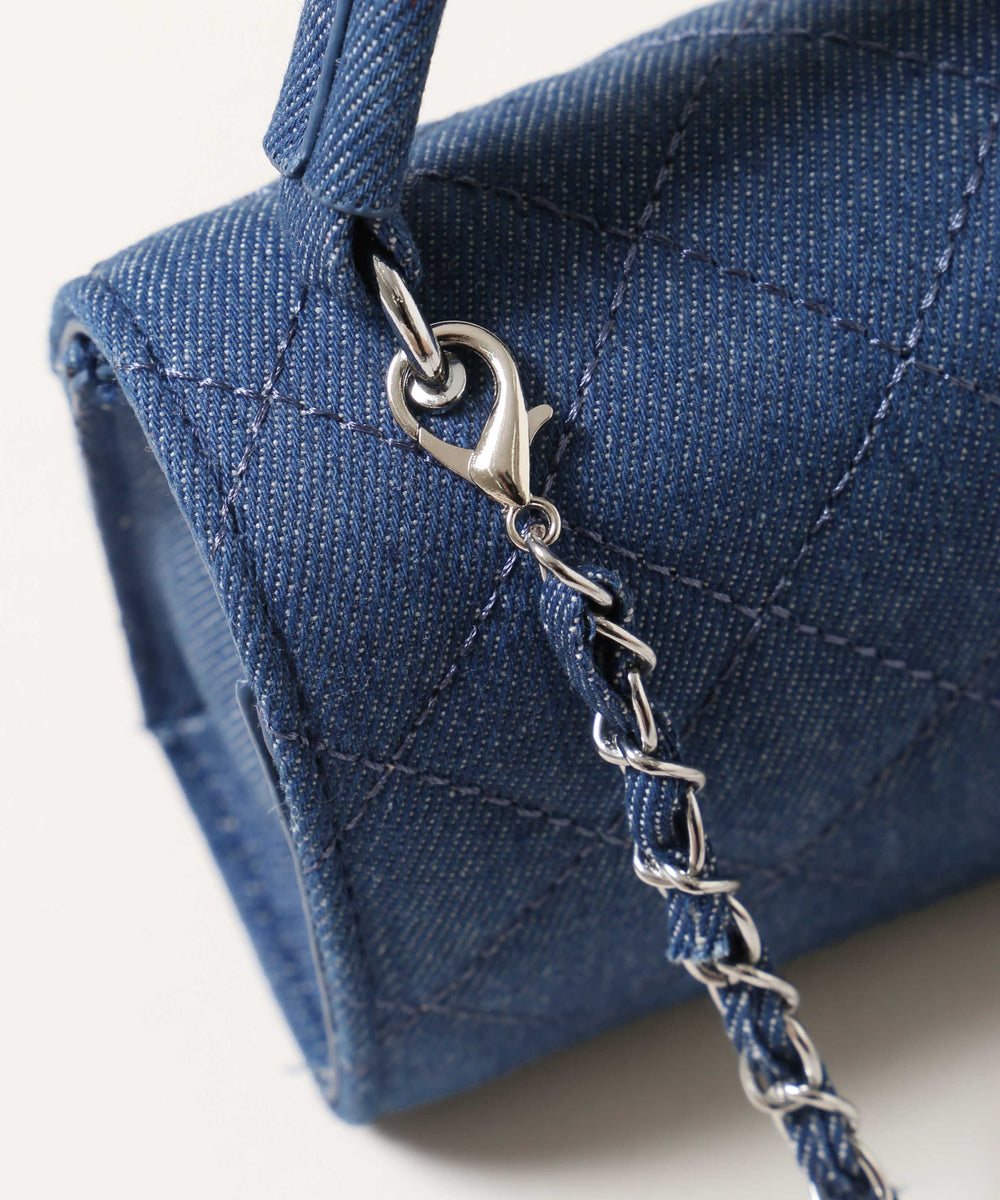 デニムミニショルダーバッグ