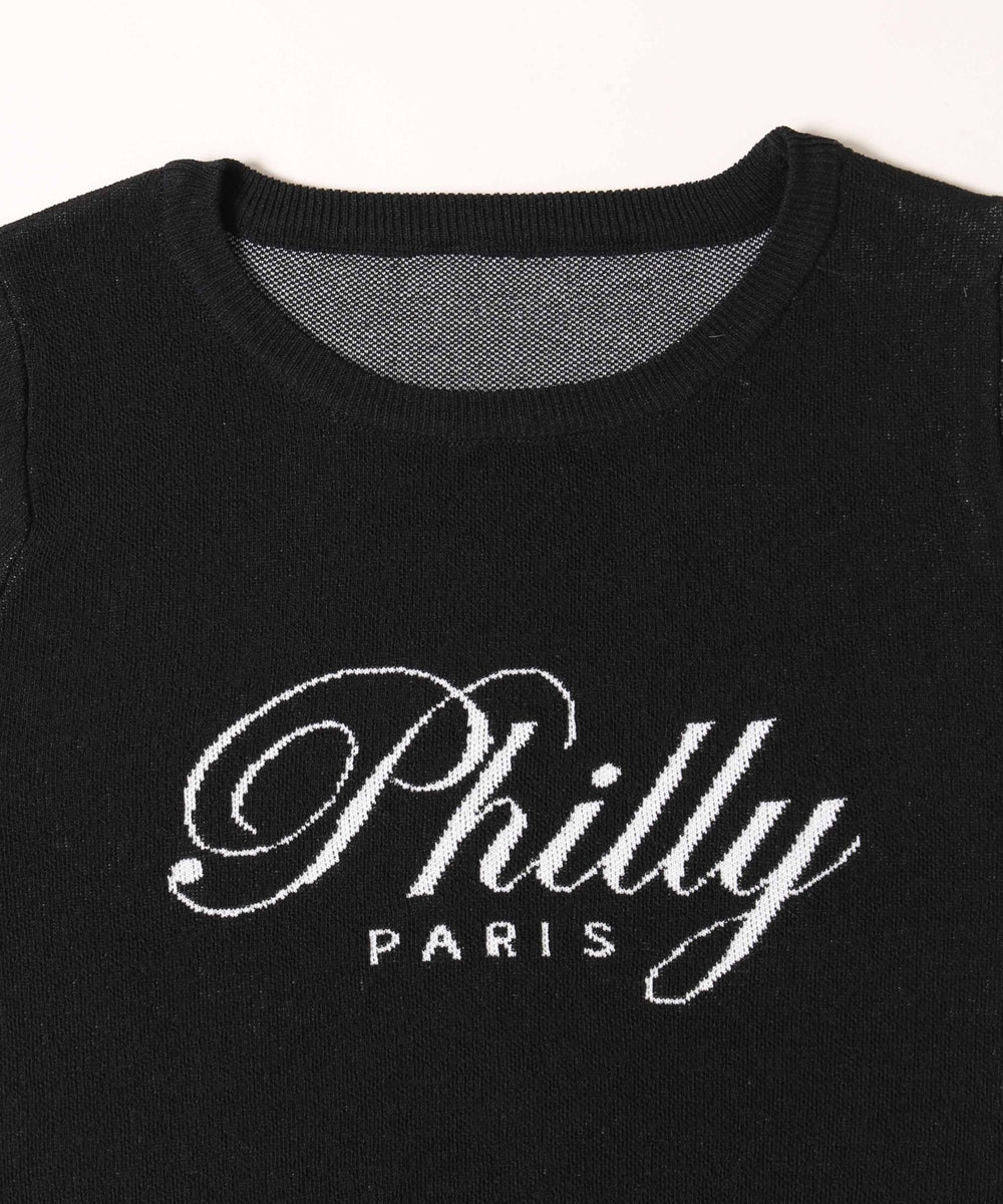 PHILLY半袖ジャガードニット