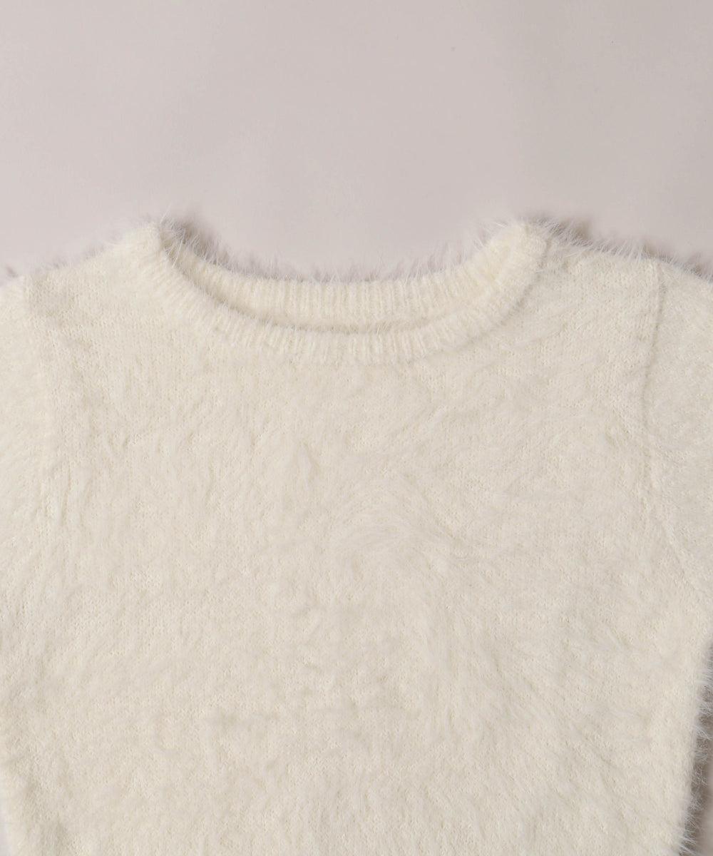 シャギーコンパクトニット