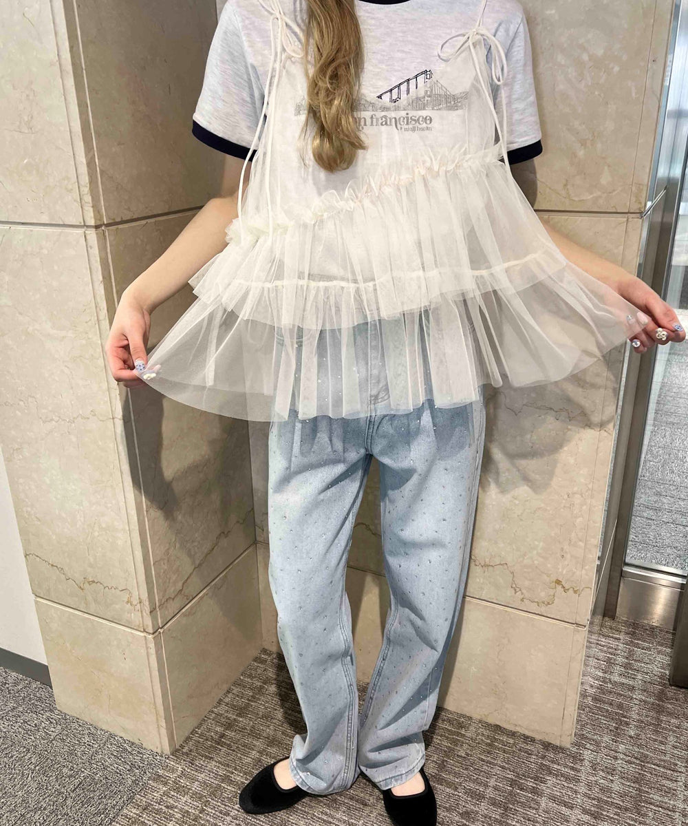 ホワイトアイボリー モデル：160㎝ F着用