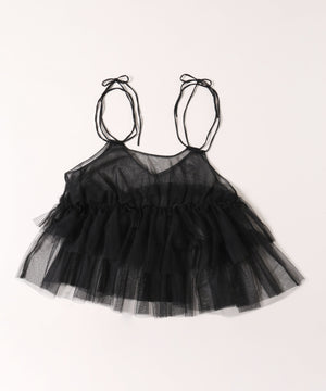 チュールフリルキャミソール