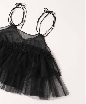 チュールフリルキャミソール