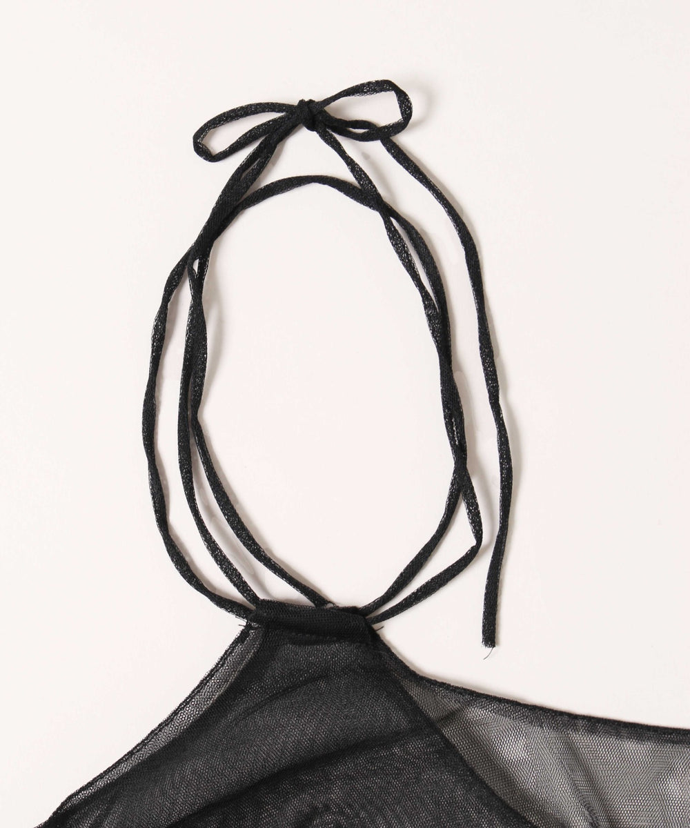 チュールフリルキャミソール