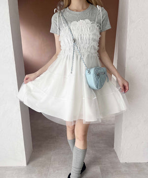 ホワイト モデル：160㎝ F着用