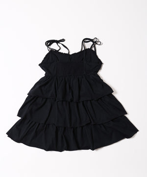 ティアードビスチェキャミワンピース