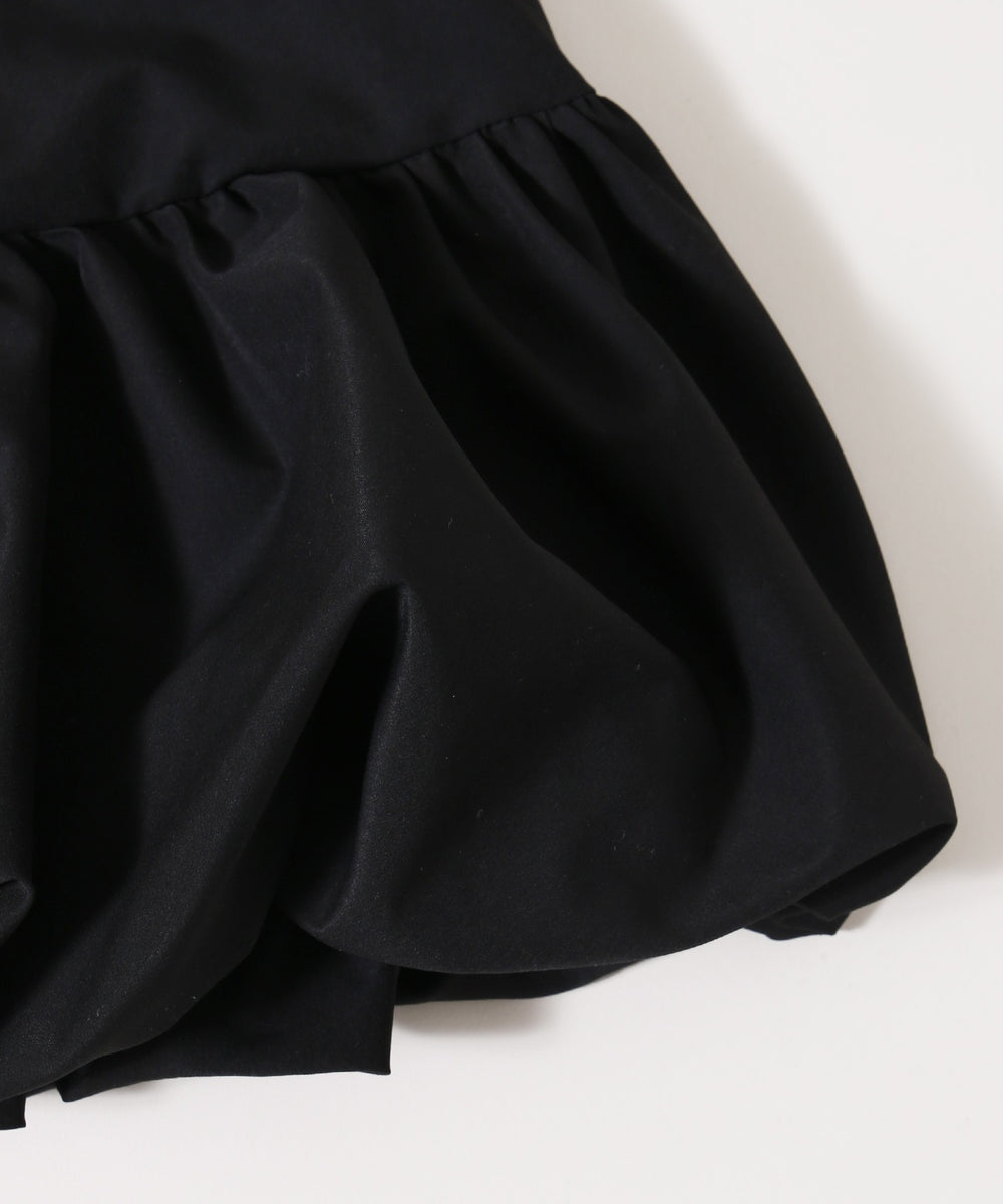 フリルウエストバルーンミニスカート