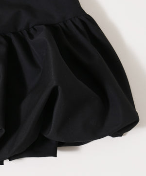 フリルウエストバルーンミニスカート