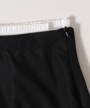 フリルウエストバルーンミニスカート