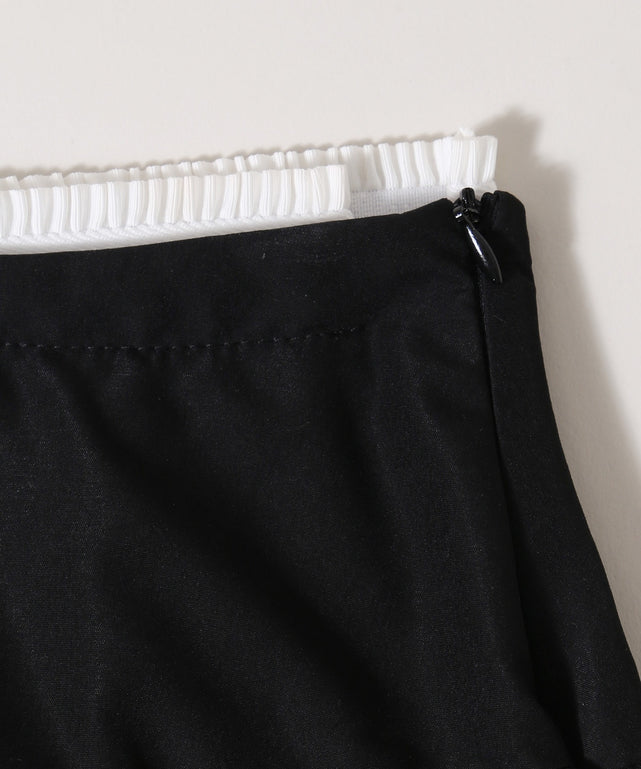 フリルウエストバルーンミニスカート