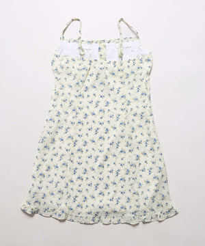 フラワーワッシャーキャミワンピース