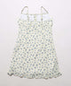 フラワーワッシャーキャミワンピース