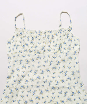 フラワーワッシャーキャミワンピース