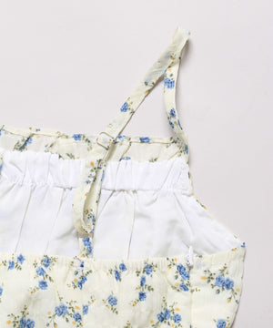 フラワーワッシャーキャミワンピース