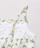 フラワーワッシャーキャミワンピース