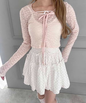 ホワイト モデル：160㎝ F着用