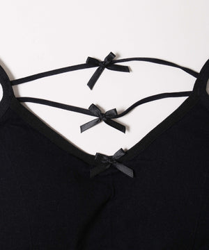 コードデザインリボンキャミソール