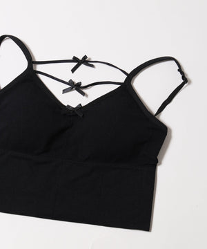 コードデザインリボンキャミソール