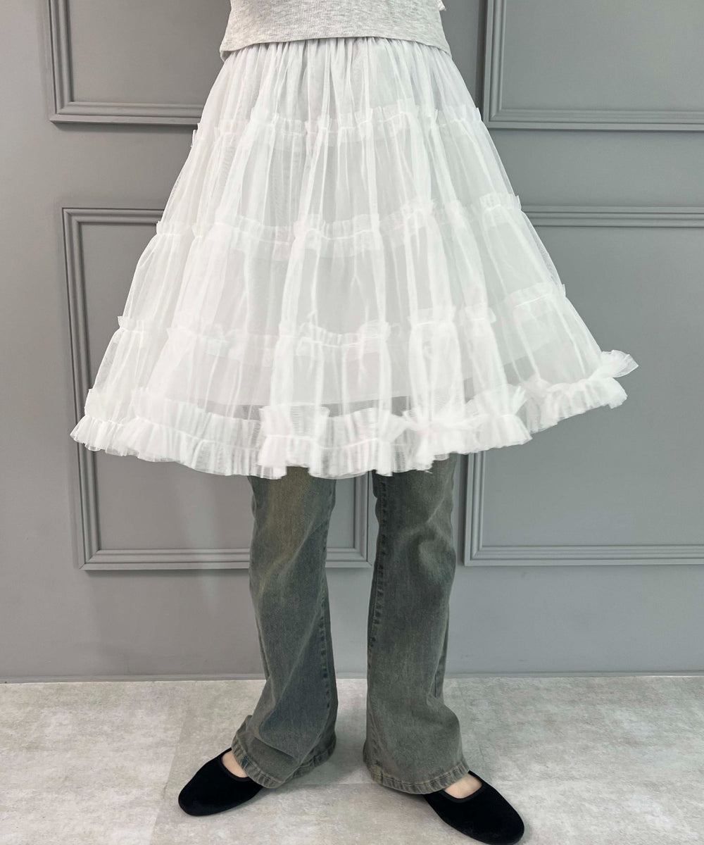 ホワイト モデル：160㎝ F着用