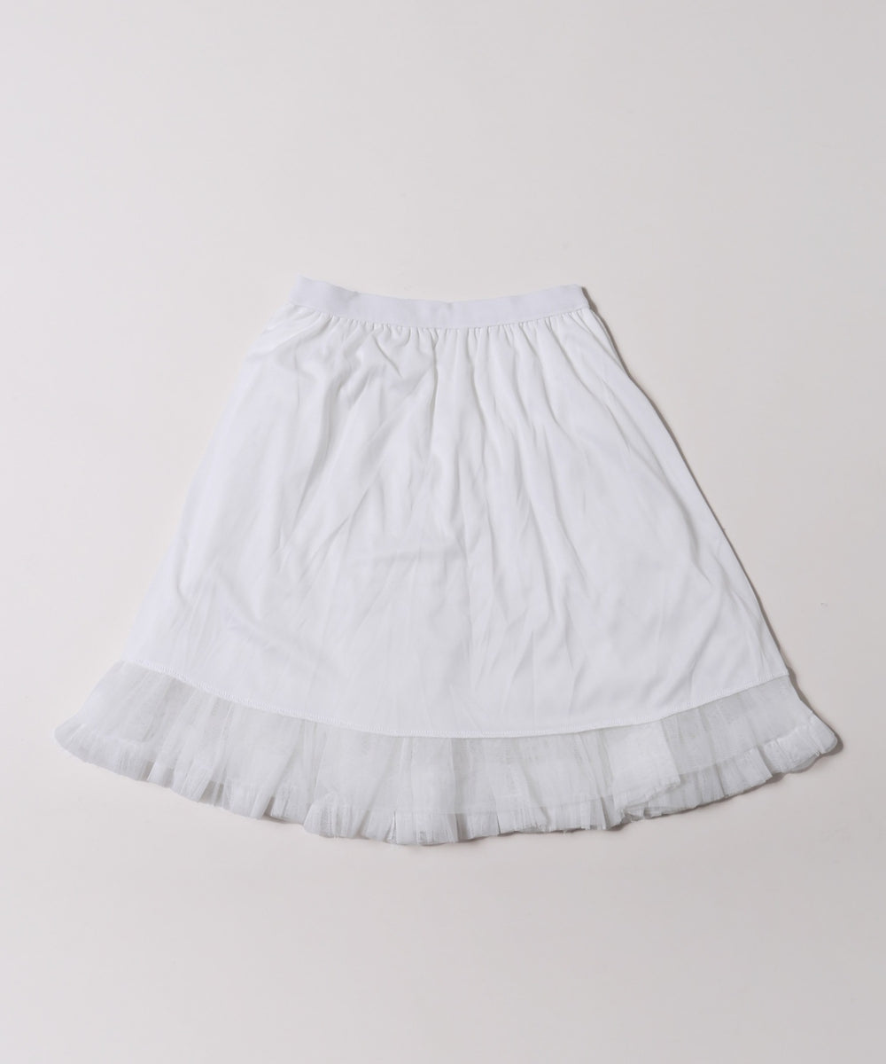 チュールミニスカート