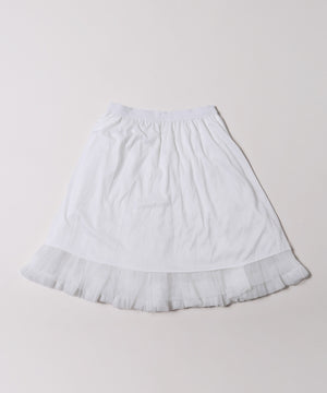 チュールミニスカート