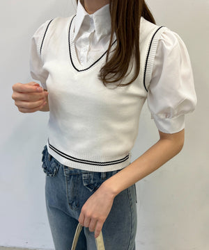 ホワイト モデル：160㎝ F着用